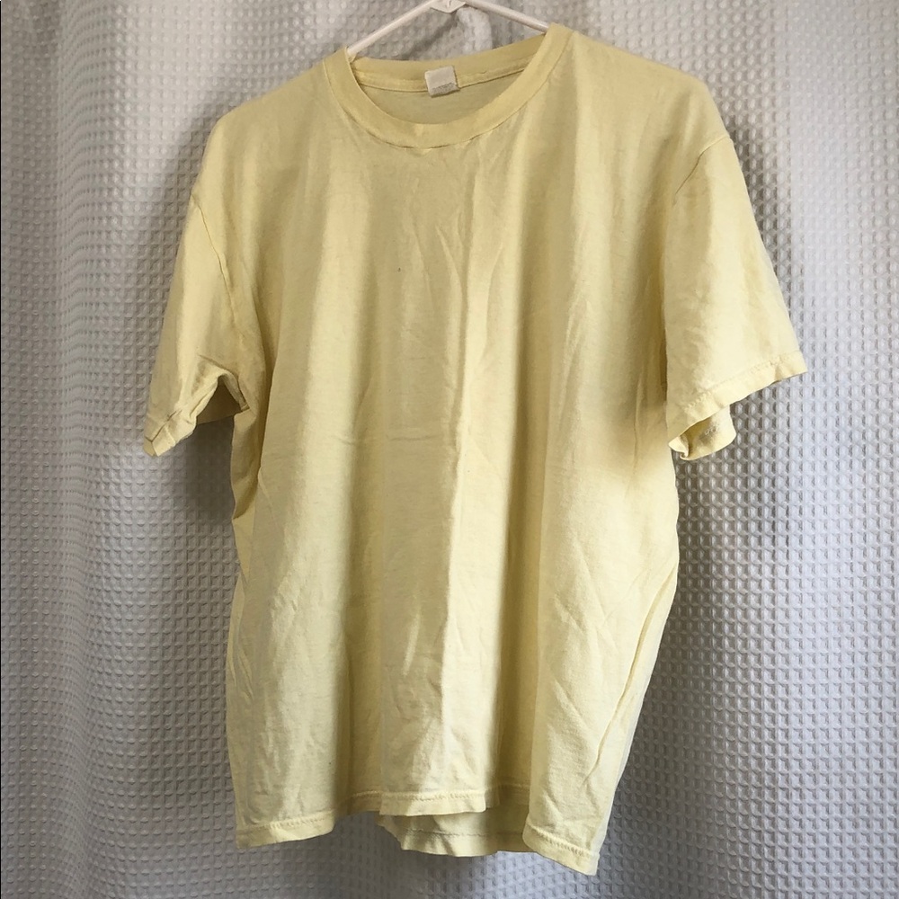 💛BASIC Yellow Men's T-Shirt 💛
